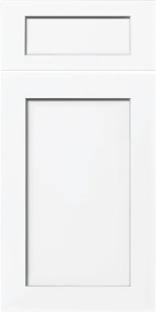Shaker White cabinet door, five-piece Shaker style